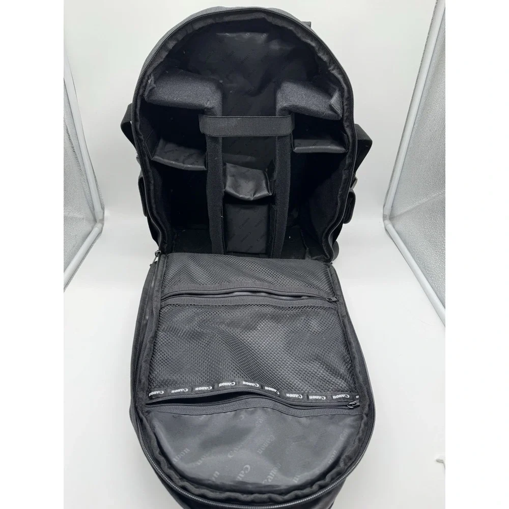 Canon Deluxe Photo Backpack 200EG Black Olive Green Camera Bag for DSLR Lenses